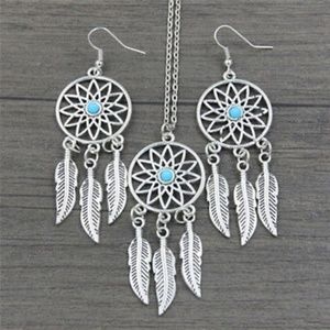 3 for $10  Dreamcatcher necklace earring set
